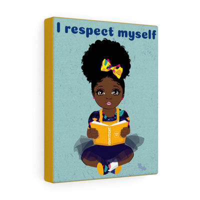 Respected Girl Canvas - Chocolate