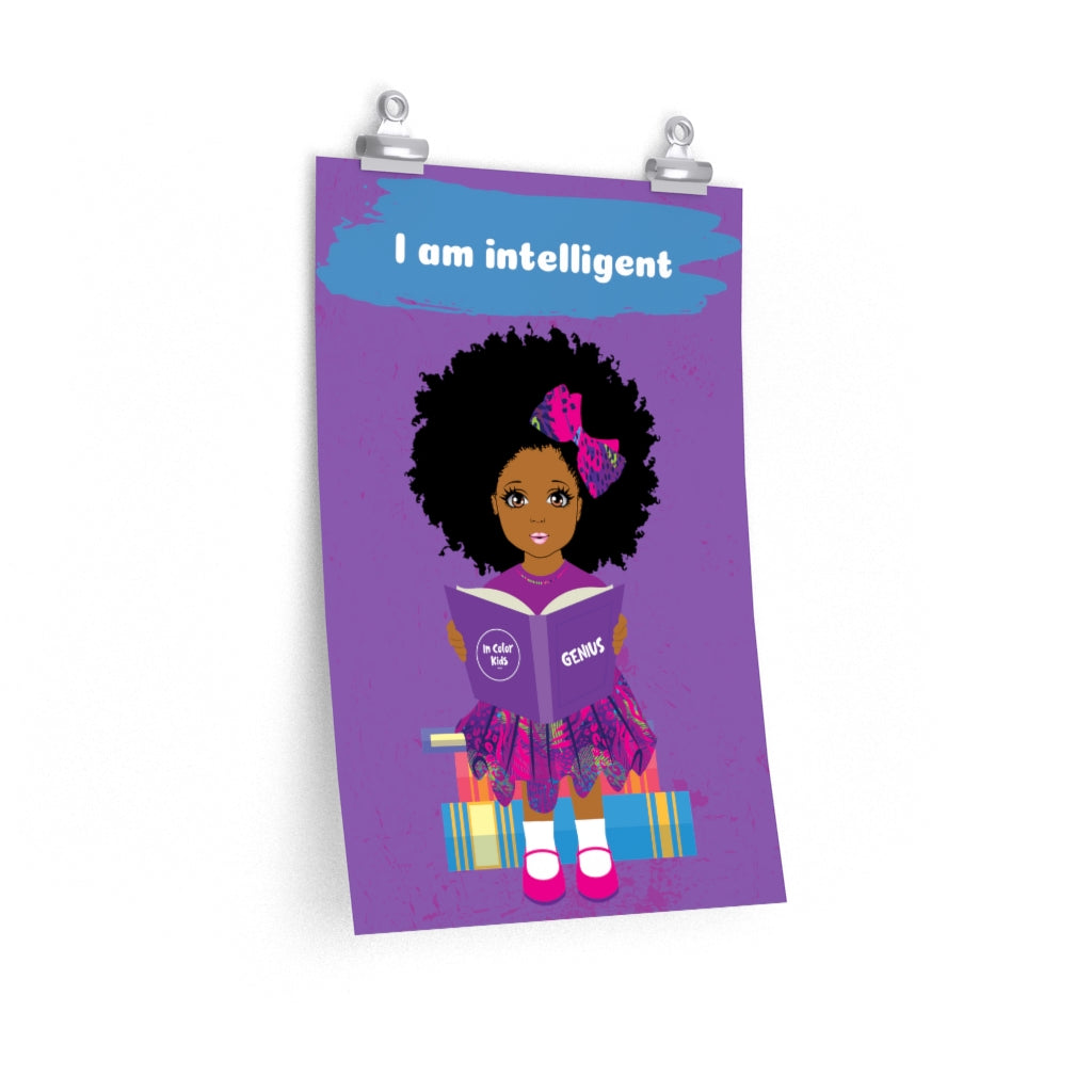 Intelligent Girl Poster - Caramel