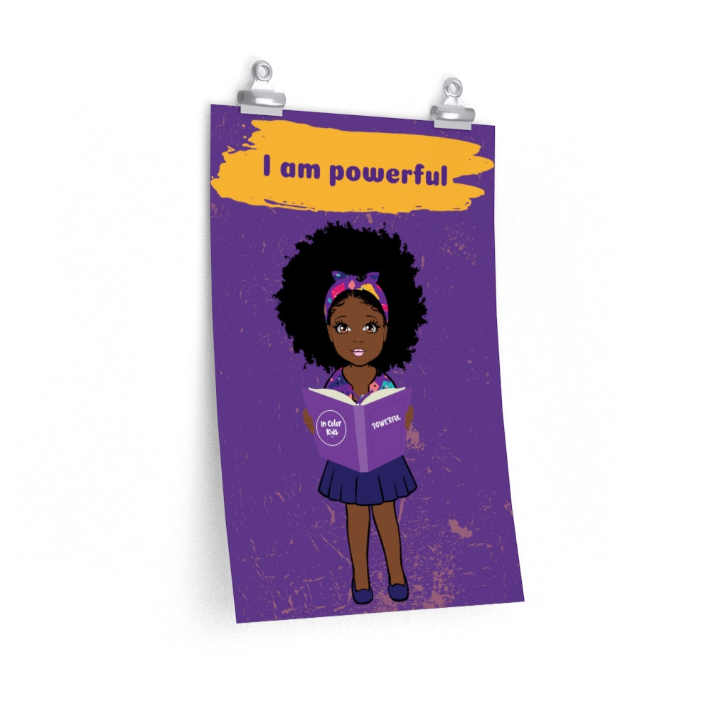 Powerful Girl Poster - Chocolate