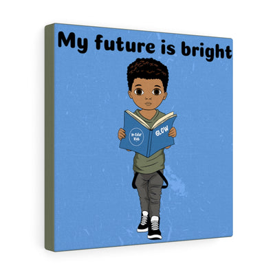 Bright Future Boy Canvas - Mocha