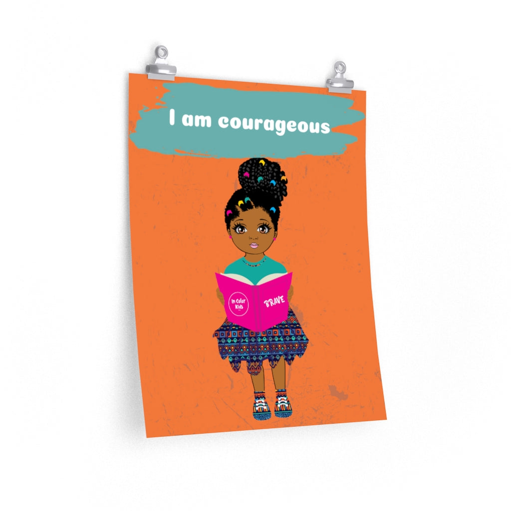 Courageous Girl Poster - Caramel