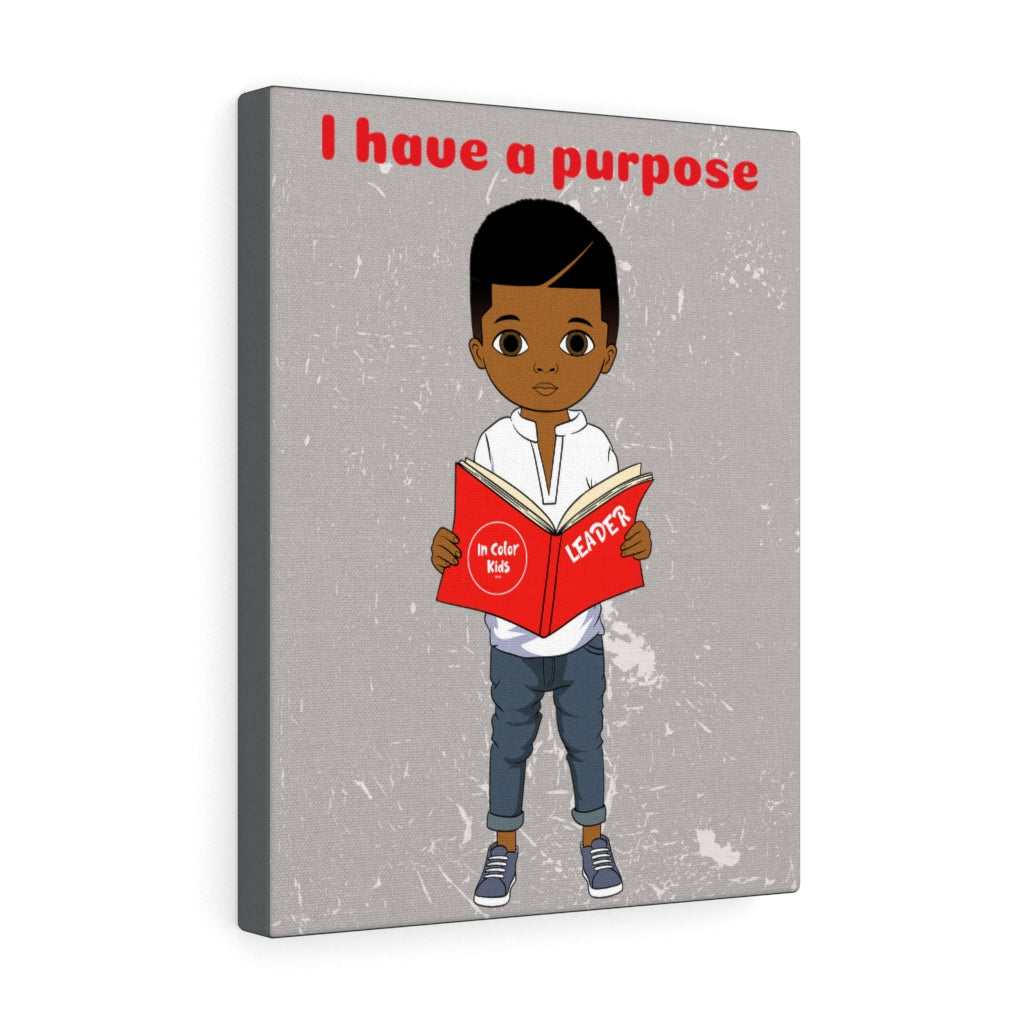 Purposeful Boy Canvas - Caramel