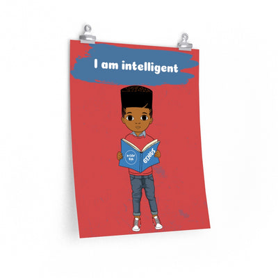 Intelligent Boy Poster - Caramel