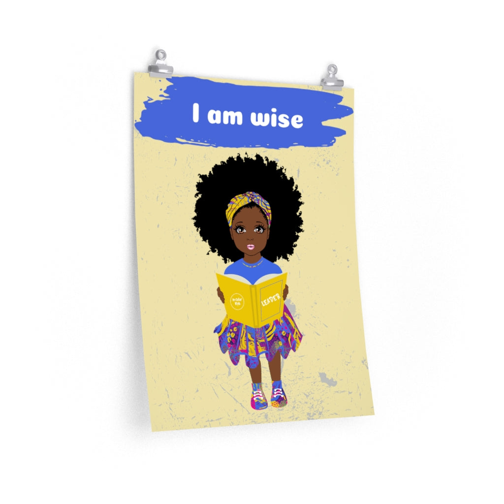 Wise Girl Poster - Chocolate