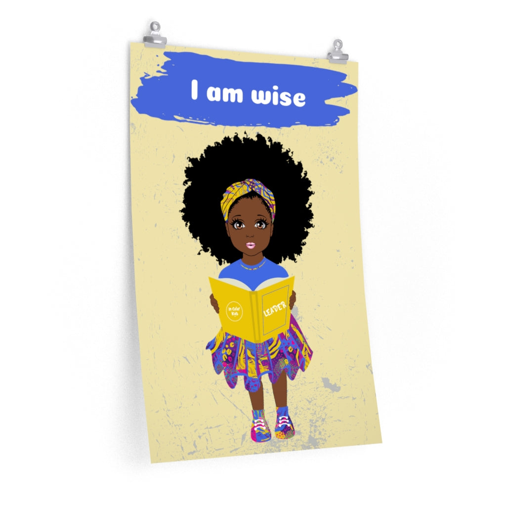 Wise Girl Poster - Chocolate