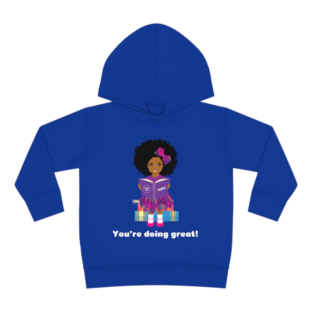 Doing Great Girl Pullover Hoodie - Caramel