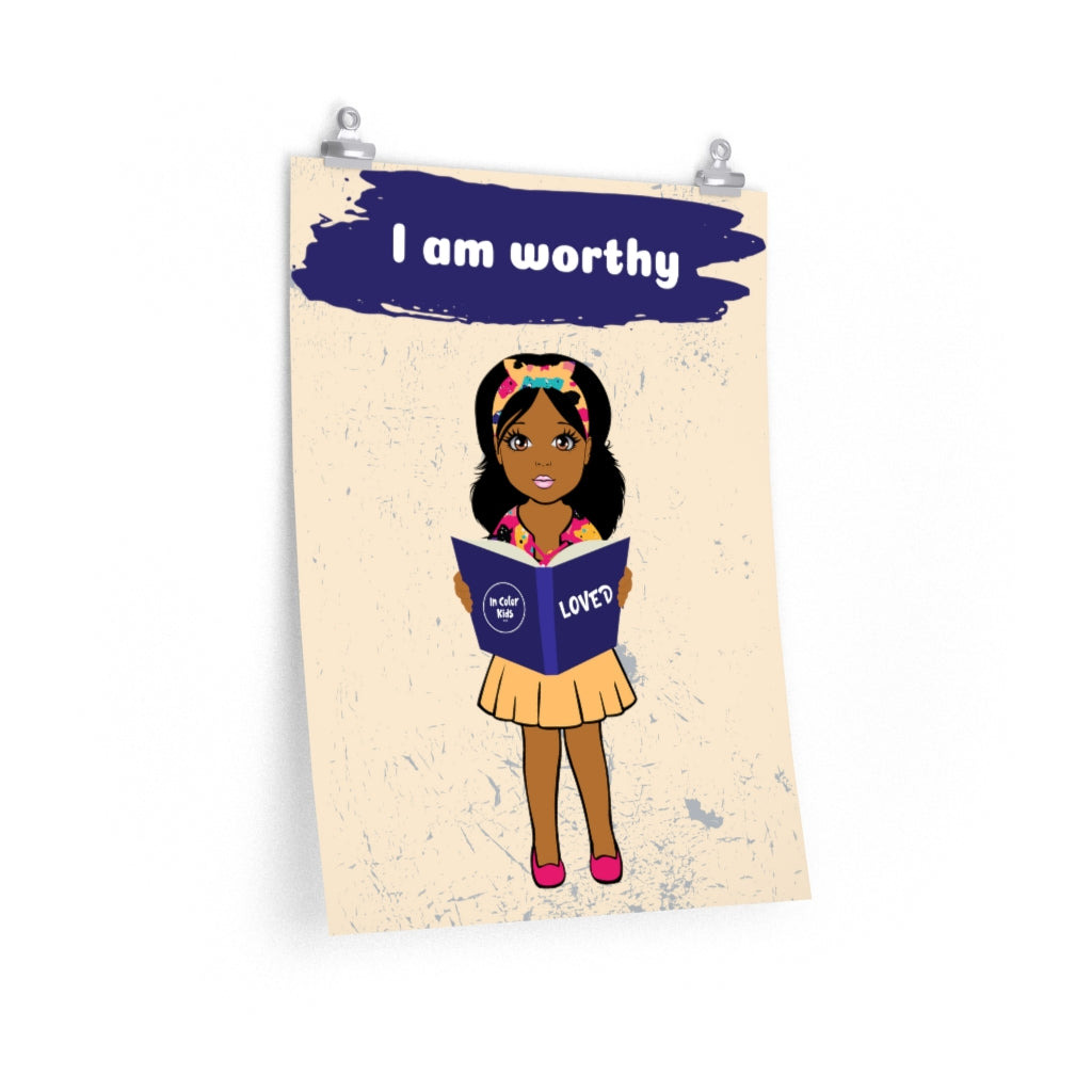 Worthy Girl Poster - Caramel