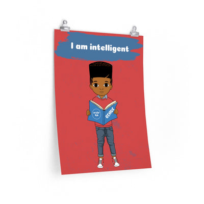 Intelligent Boy Poster - Caramel