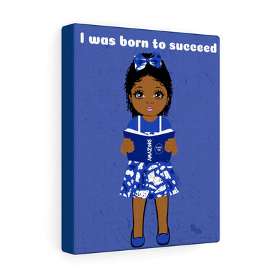 Successful Girl Canvas - Caramel