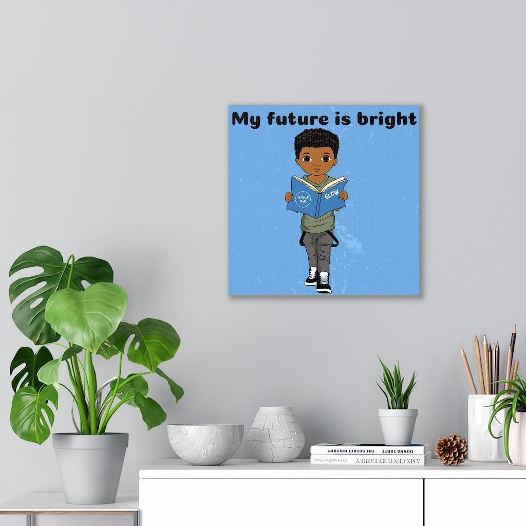 Bright Future Boy Canvas - Caramel