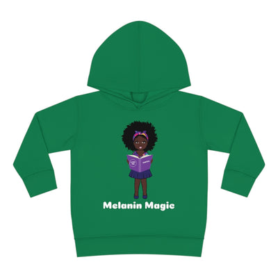 Melanin Magic Girl Pullover Hoodie - Cocoa