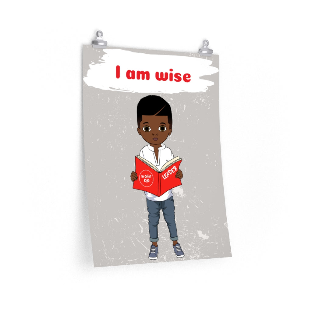 Wise Boy Poster - Chocolate