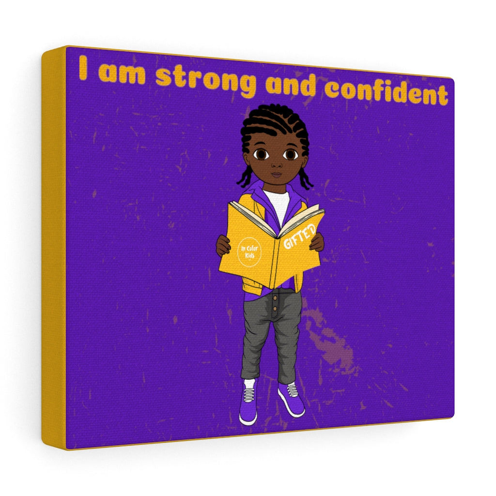 Strong Boy Canvas - Chocolate