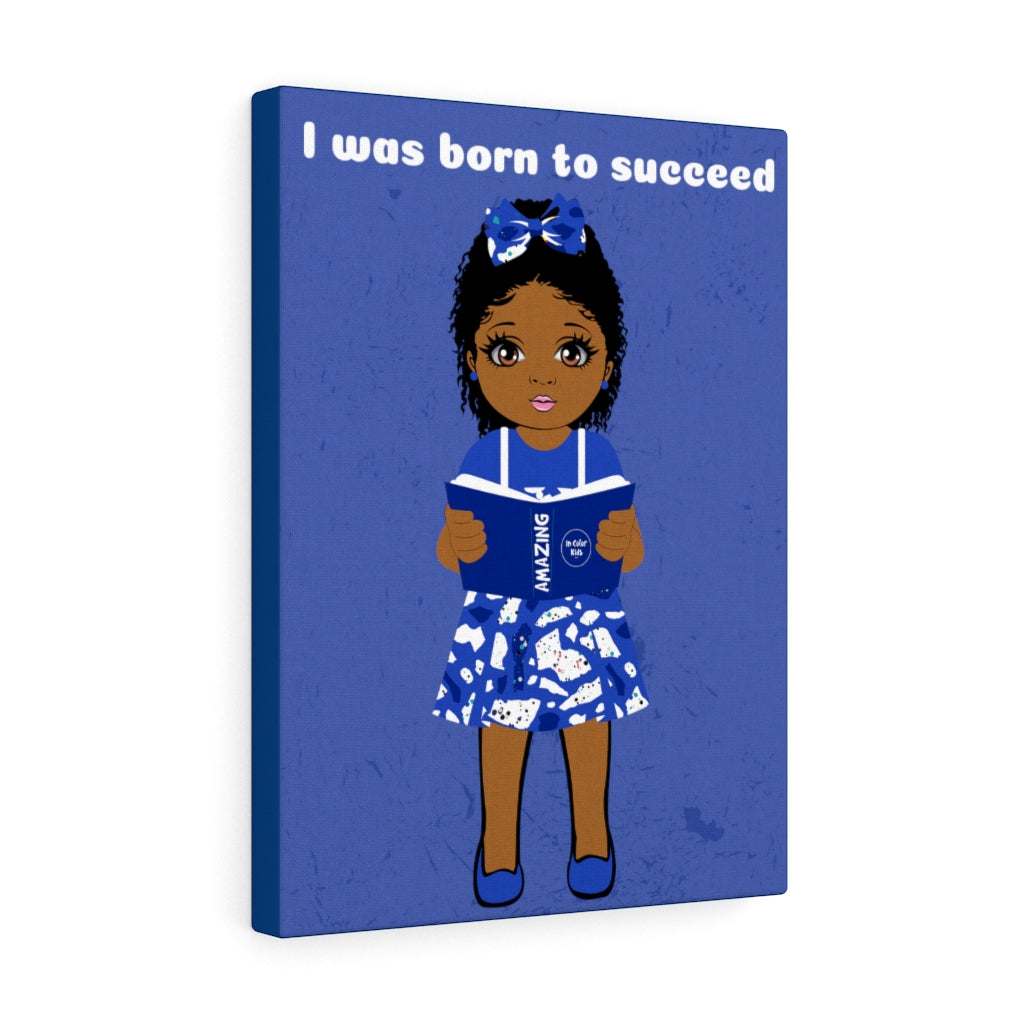 Successful Girl Canvas - Caramel