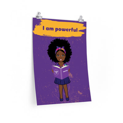 Powerful Girl Poster - Chocolate