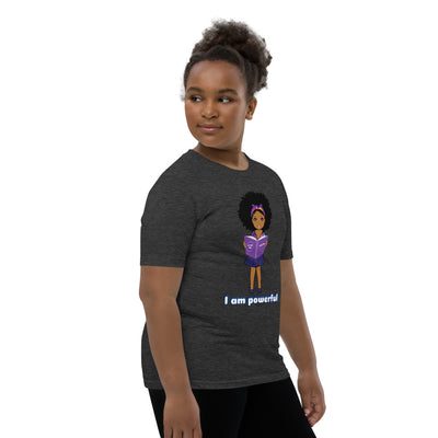 Girl Power Short Sleeve Shirt - Caramel